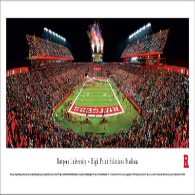 Blakeway Worldwide Panoramas, Inc. Rutgers Football - 40x13.5-inch Panoramic Poster