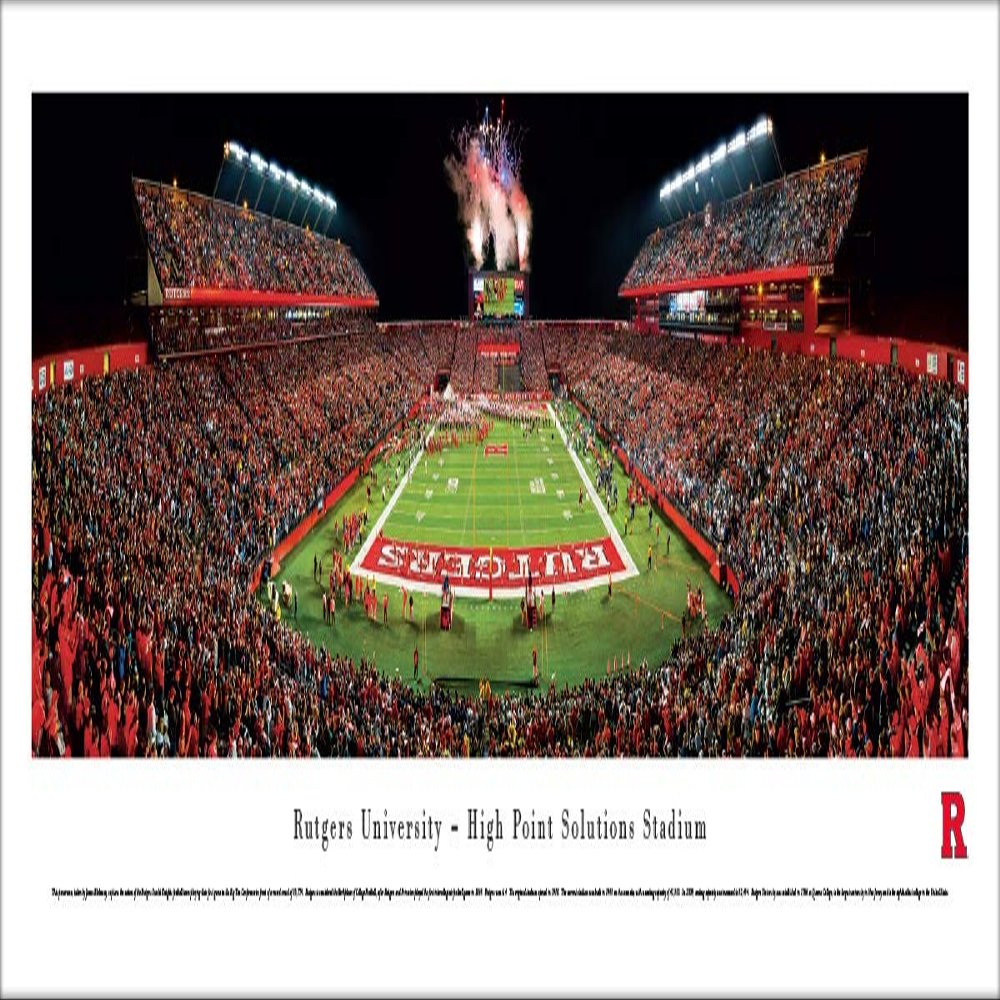 Blakeway Worldwide Panoramas, Inc. Rutgers Football - 40x13.5-inch Panoramic Poster
