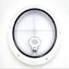 DPI Marine 6" Pull-Up Access Lid in Polar White Frame & Handle w/Translucent Lid - DPPULL6PWCL (Made in USA) view 1