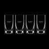 Orrefors Personalized Erik Highball Glasses, Set of 4 Custom Engraved Tall Crystal Highball Glasses for Mixed Drinks, Cocktails with Ice, Home Bar Accessories view 2