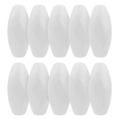 JEZERO Deep Water Fishing Floats: Great for Trail Markers, Dock Floats, Swim Buoy, Kayak Anchor Kit, Pool Buoy, Crabbing & Boats | White, 6" x 3", 10-Pack