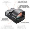 1X25mm RXS-100 Black Reflex MC, Weaver/PIC or Direct Mount view 2