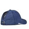 Washed Style Ponytail Top Hats for Women Baseball Caps High Messy Bun Caps Ponycaps Dad Hats (Navy Blue) view 4