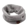 Bamery Winter Baby Boys Scarf Cotton Girls Neck Warmer Autumn Warm Knitted Scarves for Toddler Kids (Gray) view 1