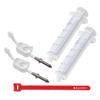 BleedZone Avid, Formula, and Hayes Dominion Brake Bleed Kit with 2 Syringes, 2 Hose Fittings and Fastener - Hydraulic Bike Brake Bleed Kit for Better Braking Performance - Basic view 2
