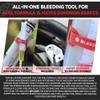 BleedZone Avid, Formula, and Hayes Dominion Brake Bleed Kit with 2 Syringes, 2 Hose Fittings and Fastener - Hydraulic Bike Brake Bleed Kit for Better Braking Performance - Basic view 3