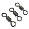 100PCS Fishing Rolling Barrel Swivels High-Strength Stainless Steel Fishing Hook Line Connector for Saltwater Freshwater Fishing view 1