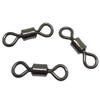 100PCS Fishing Rolling Barrel Swivels High-Strength Stainless Steel Fishing Hook Line Connector for Saltwater Freshwater Fishing view 3