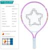AMA SPORT Kids Tennis Racket for Junior Toddlers Starter Kit 17" Pink for Girl Toddlers with Shoulder Strap Bag (Baby Pink, 17) view 2