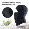 KOOYU Balaclava Ski Mask - Neck Gaiter Face Bandana & Anti Dust Face Scarf (Black+Green) view 2