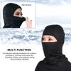 KOOYU Balaclava Ski Mask - Neck Gaiter Face Bandana & Anti Dust Face Scarf (Black+Green) view 3