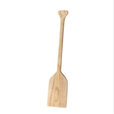 Seachoice 3.5 Ft. Wood Paddle, New Zealand Pine Construction, 15-3/4 in. X 5-7/8 in. Blade, Wide Top Hand Grip, Clear Finish, Tan