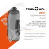 FIDLOCK Twist Single Bottle 590ml/20oz | Includes Bottle & Twist Connector (Without Bicycle Base) | For Biking, Hiking, & More | Smoke view 2