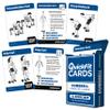 10 Pack, Exercise Workout Poster Set - Dumbbell Volume 1 & 2, Suspension, Kettlebell, Resistance Bands, Stretching, Bodyweight, Barbell, Yoga Poses + Dumbbell Exercise Cards, 18" x 24" view 3