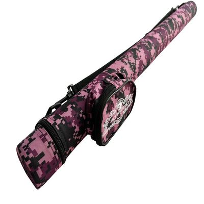 Gator Champion 1x1 Hard Pool Cue Billiard Stick Camo Carrying Case -1B1S Camo Nylon Cases Available in 5 Colors (Camo Purple)