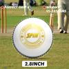 CW Spin Ball Synthetic Cricket Ball Club Match Cricket Ball for Practice Indoor & Outdoor Cricket White Ball Weight 110gram Approx Poly Soft Cricket Balls Pack of 12 view 2