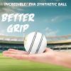 CW Spin Ball Synthetic Cricket Ball Club Match Cricket Ball for Practice Indoor & Outdoor Cricket White Ball Weight 110gram Approx Poly Soft Cricket Balls Pack of 12 view 4