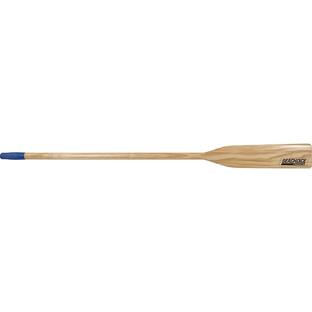 Seachoice 8 Ft. Wood Oar, New Zealand Pine Construction, 21-1/4 in. X 4-5/16 in. Blade, Comfort Grip, Clear Finish