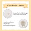 Winter Baby Boys Scarf Cotton Girls Neck Warmer Autumn Warm Knitted Scarves for Toddler Kids (White) view 3