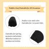 Bamery Winter Baby Boys Scarf Cotton Girls Neck Warmer Autumn Warm Knitted Scarves for Toddler Kids (Black) view 2