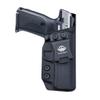 Ruger SR9 / SR40 Kydex IWB Holster - Inside Waistband, Widened Entrance (Black, Right Hand) view 1