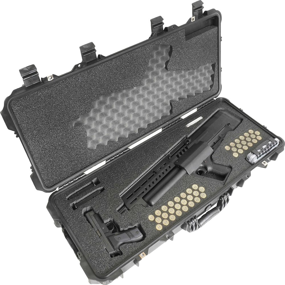 Case Club Fits IWI Tavor TS12 Shotgun in Pre-Cut Waterproof Case with Silica Gel to Help Prevent Gun Rust