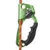 SZCQ SRT Climbing Equipment Hand Ascender Light Alloy Mountaineering Rock Ergonomic Rappelling Gear Handled Right asender Arborist Tree Climber Rigging (Green,Right Hand) view 1