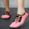 Bestgift Men/Women's Wide Toe Minimalist Trail Running Shoes Blue Streak 39 view 3