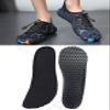 Bestgift Men/Women's Wide Toe Minimalist Trail Running Shoes Blue Streak 43 view 4