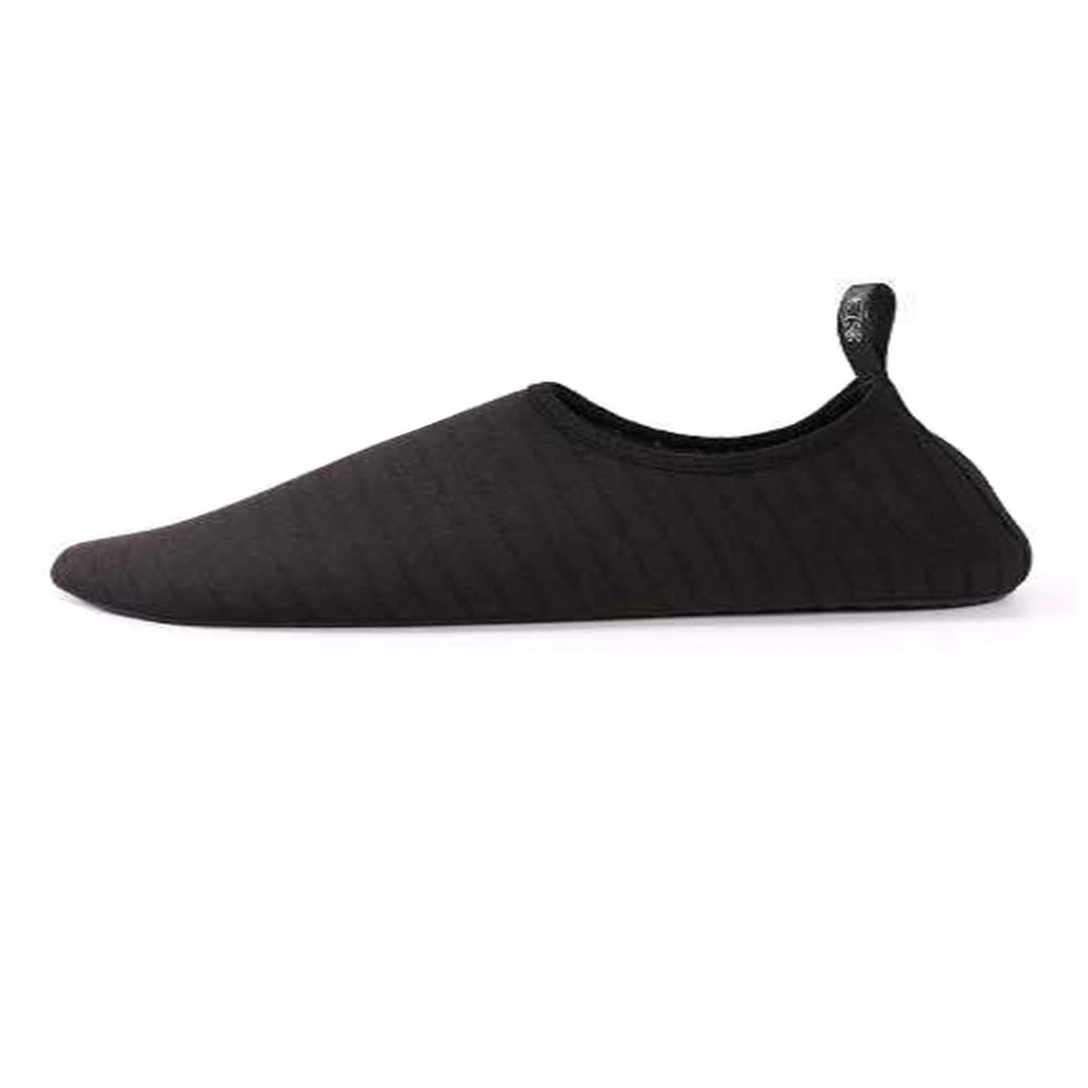 Bestgift Men's Women's Thickened Non-Slip Swimming Beach Shoes Black Beach Shoes XXXL