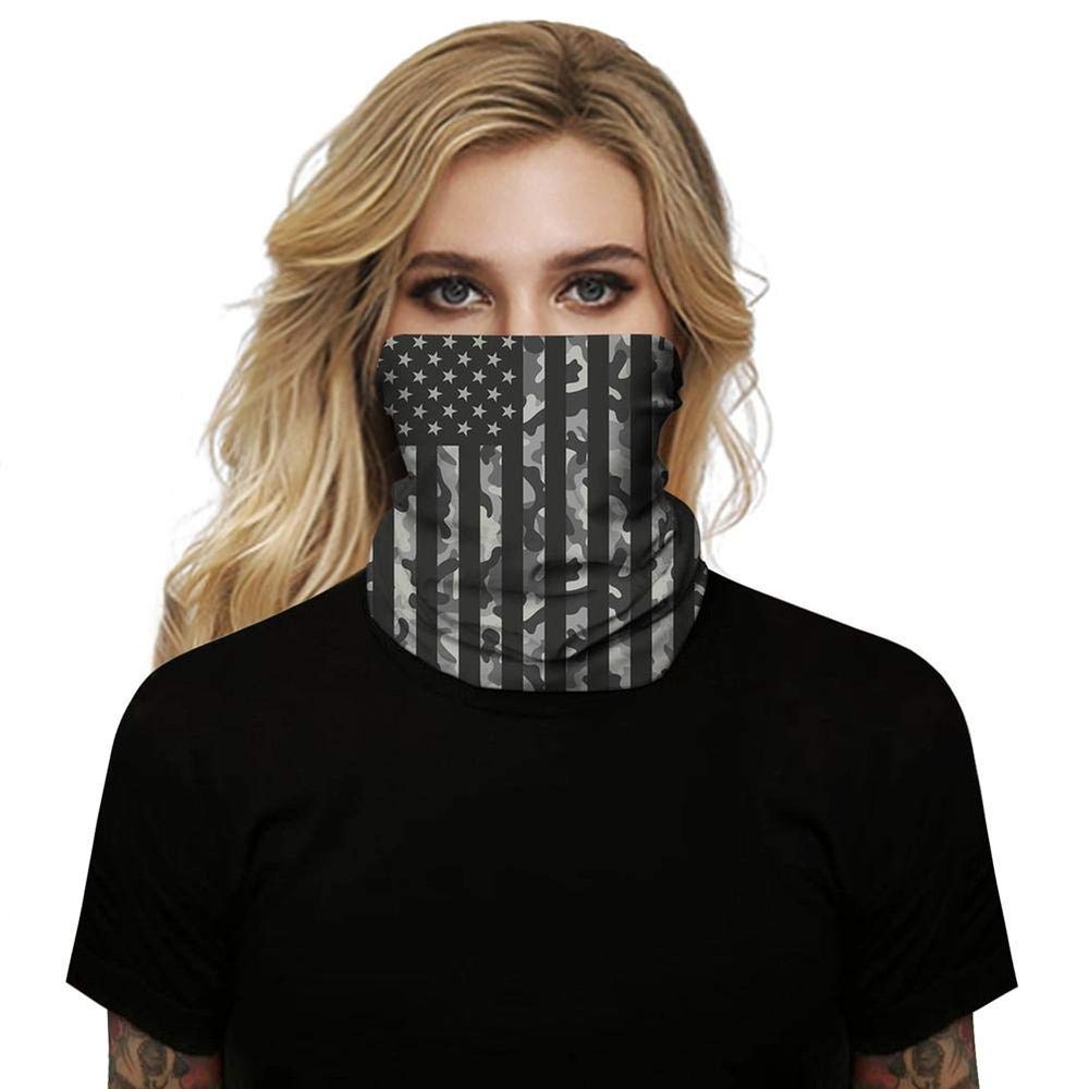 Neck Gaiter Scarf,Head Scarf, Face Cover Wristband for Men Women Fishing Hiking Cycling