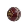 CW Cricket Ball 4-Piece Leather Set of 12, Red, Standard Size, 7cm Diameter, 2oz Weight, Adult, Hand-stitched, 4-piece Construction, Ideal for Club Matches & Tournaments view 2