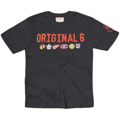 AMERICAN NEEDLE Original 6 Brass Tacks Tee Medium Black