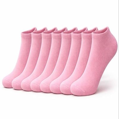 Veracco Socks for Women & Men  6 Pairs Low Cut Ankle Socks, Soft Cotton Breathable Socks, Size 6-10 (Pink)