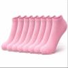 Veracco Socks for Women & Men  6 Pairs Low Cut Ankle Socks, Soft Cotton Breathable Socks, Size 6-10 (Pink) view 1