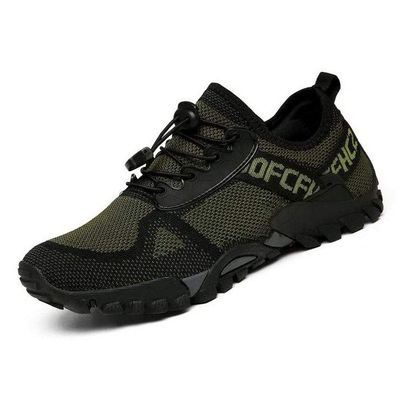 ABAO Hiking Shoes Men Women Outdoor Sports Shoes Non-Slip Breathable Sneakers Low Top Walking Shoes for Outdoor Trailing Trekking Walking Climbing Travel Lightweight ArmyGreen 10.5 Women/8.5 Men