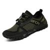 ABAO Hiking Shoes Men Women Outdoor Sports Shoes Non-Slip Breathable Sneakers Low Top Walking Shoes for Outdoor Trailing Trekking Walking Climbing Travel Lightweight ArmyGreen 10.5 Women/8.5 Men view 1