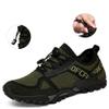 ABAO Hiking Shoes Men Women Outdoor Sports Shoes Non-Slip Breathable Sneakers Low Top Walking Shoes for Outdoor Trailing Trekking Walking Climbing Travel Lightweight ArmyGreen 10.5 Women/8.5 Men view 3
