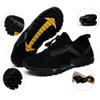 ABAO Hiking Shoes Men Women Outdoor Sports Shoes Non-Slip Breathable Sneakers Low Top Walking Shoes for Outdoor Trailing Trekking Walking Climbing Travel Lightweight Black 6 Women/5 Men view 2