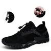 ABAO Hiking Shoes Men Women Outdoor Sports Shoes Non-Slip Breathable Sneakers Low Top Walking Shoes for Outdoor Trailing Trekking Walking Climbing Travel Lightweight Black 6 Women/5 Men view 3