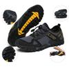 ABAO Hiking Shoes Men Women Outdoor Sports Shoes Non-Slip Breathable Sneakers Low Top Walking Shoes for Outdoor Trailing Trekking Walking Climbing Travel Lightweight Grey 14.5 Women/13 Men view 2