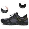 ABAO Hiking Shoes Men Women Outdoor Sports Shoes Non-Slip Breathable Sneakers Low Top Walking Shoes for Outdoor Trailing Trekking Walking Climbing Travel Lightweight Grey 14.5 Women/13 Men view 4