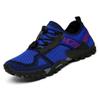 ABAO Hiking Shoes Men Women Outdoor Sports Shoes Non-Slip Breathable Sneakers Low Top Walking Shoes for Outdoor Trailing Trekking Walking Climbing Travel Lightweight Blue 13.5 Women/12 Men view 1