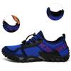 ABAO Hiking Shoes Men Women Outdoor Sports Shoes Non-Slip Breathable Sneakers Low Top Walking Shoes for Outdoor Trailing Trekking Walking Climbing Travel Lightweight Blue 13.5 Women/12 Men view 4