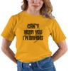 Go All Out XXXXX-Large Gold Adult Can't Hear You I'm Gaming Funny Gamers T-Shirt view 3