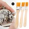 9 Piece Watch Brush Cleaning Kit, Watch Small Parts Cleaning Brush Wood Handle Watch Repair Tools view 2