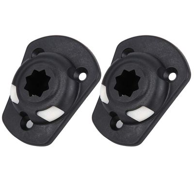 2pcs Boat Base, Kayak Mount Base Replacement Fishing Rod Accessories with Mounting Screws