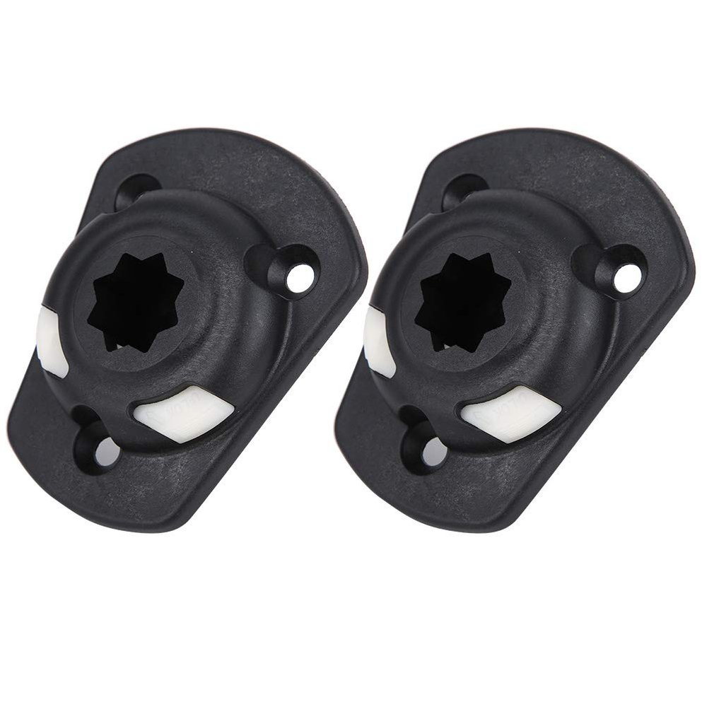 2pcs Boat Base, Kayak Mount Base Replacement Fishing Rod Accessories with Mounting Screws