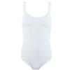Hansber Men's One-Piece High Cut Gym Leotard Tank Top Wrestling Singlet Running Swimwear Bosysuit White Medium view 3