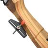 ZSHJG Archery 1 Pin Bow Sight Single Pin Bow Sighting Recurve Bow Sight Compound Bow 1-Pin Sight Aiming Metal Needle Aim Shooting Sight for Shooting Targeting (Red) view 2